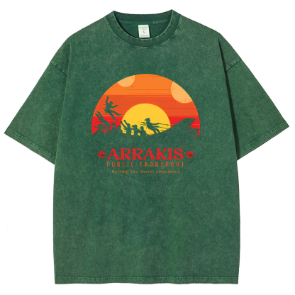 Arrakis Getting You There Sometimes Vintage Distressed T-shirt