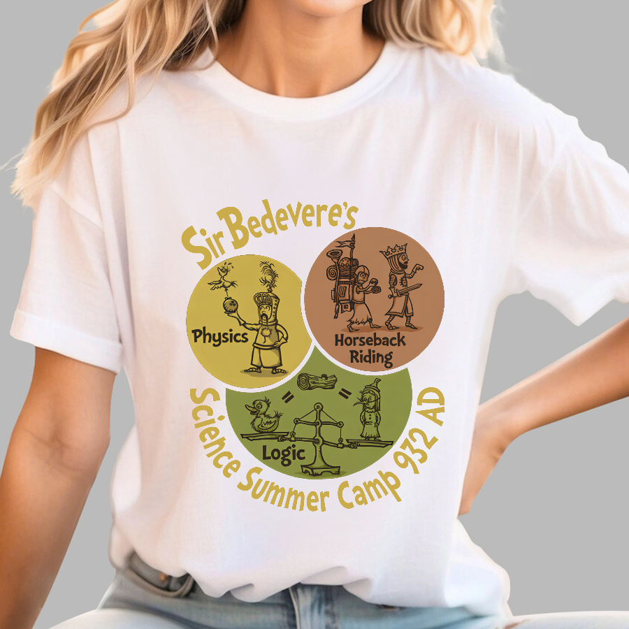 Sir Bedevere’s Science Camp Geeky T-Shirt