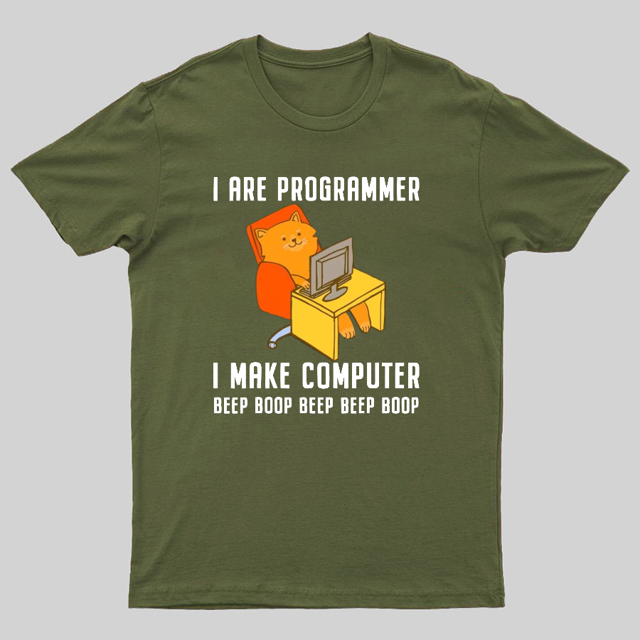 I Are Programmer Programming Geeky T-Shirt