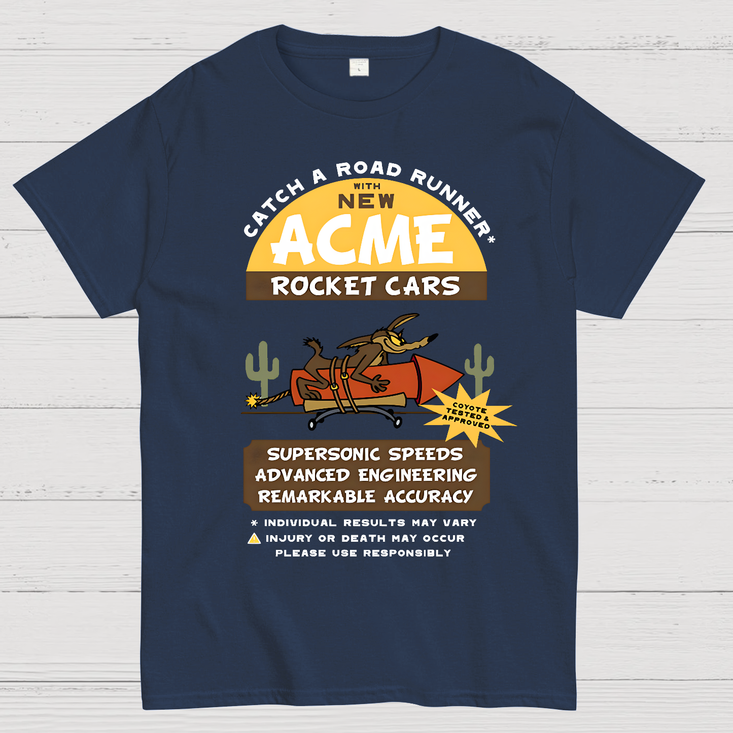 Acme Rocket Cars Geek T-Shirt