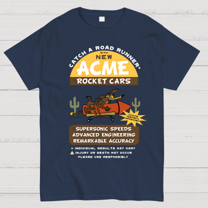 Acme Rocket Cars Geek T-Shirt