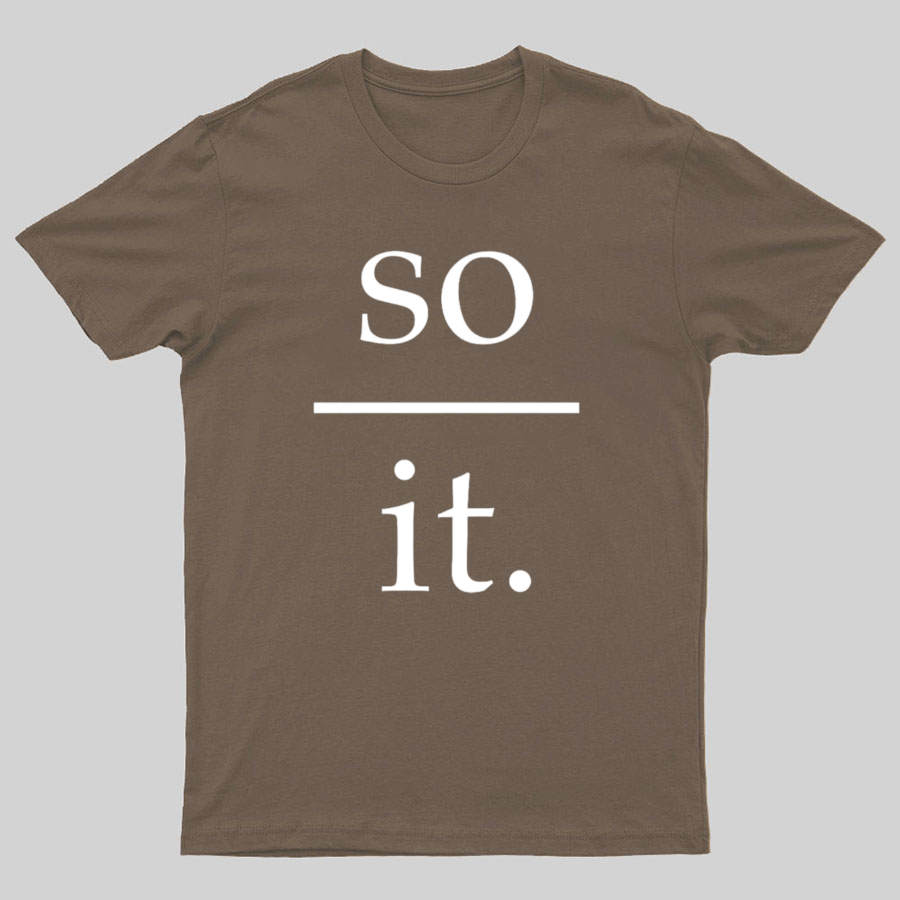 So Over It Nerd T-Shirt