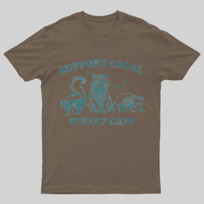 Support Your Local Street Cats Tee
