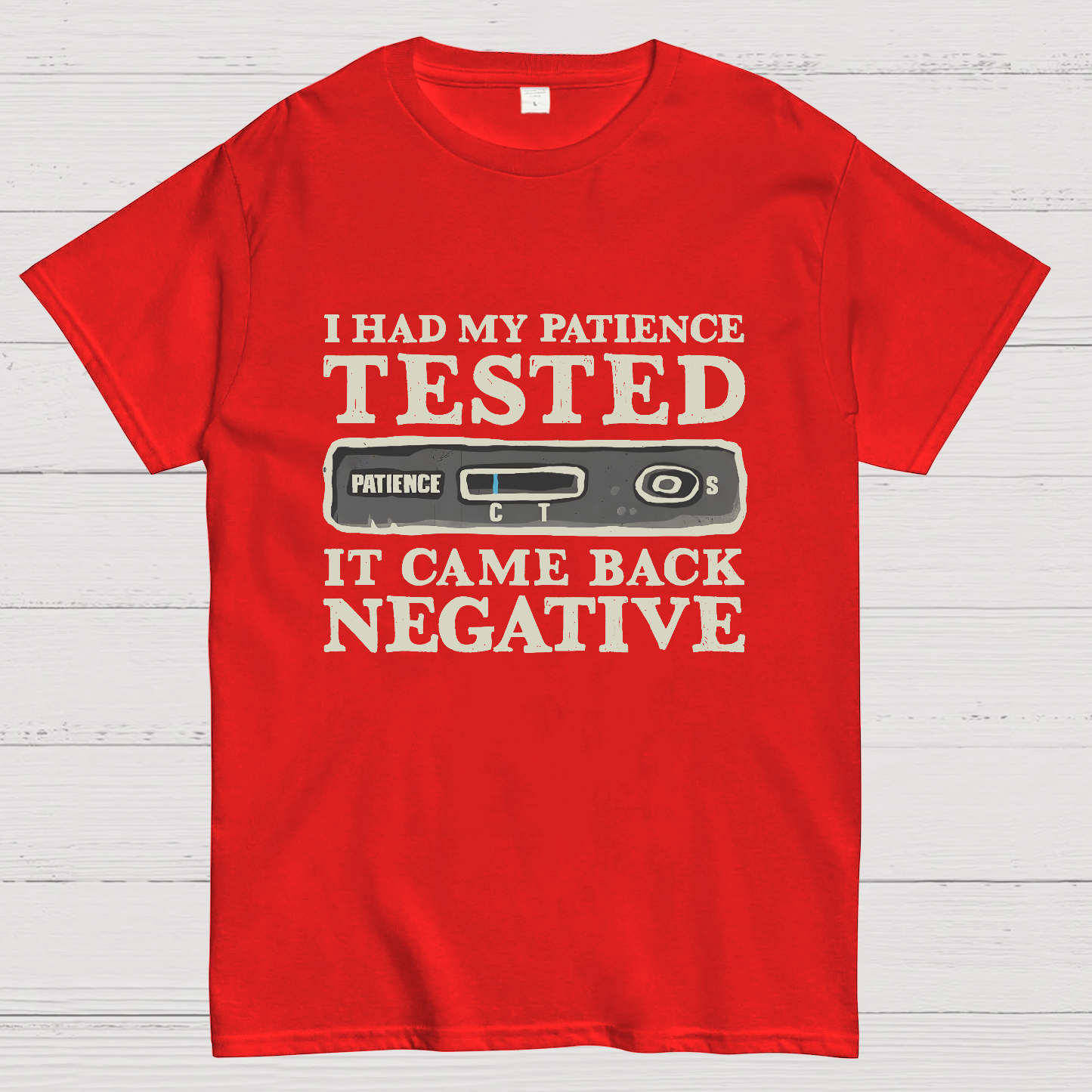 I Had My Patience Tested (Science) Geeky T-Shirt