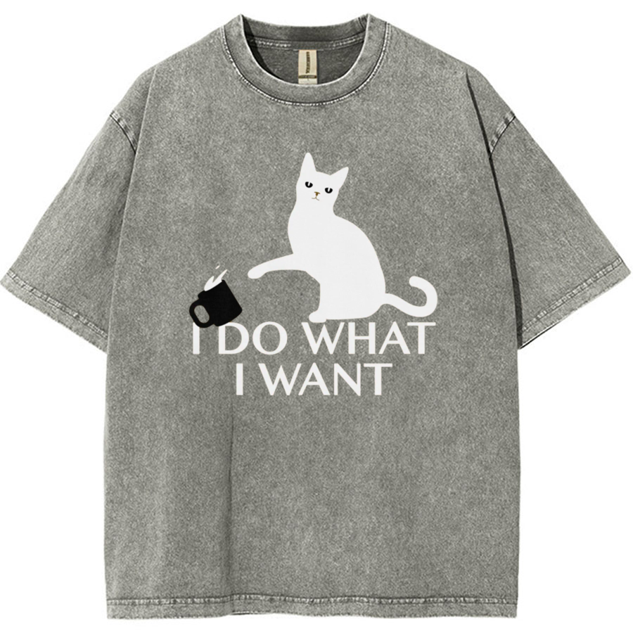 I Do What I Want Vintage Distressed T-shirt