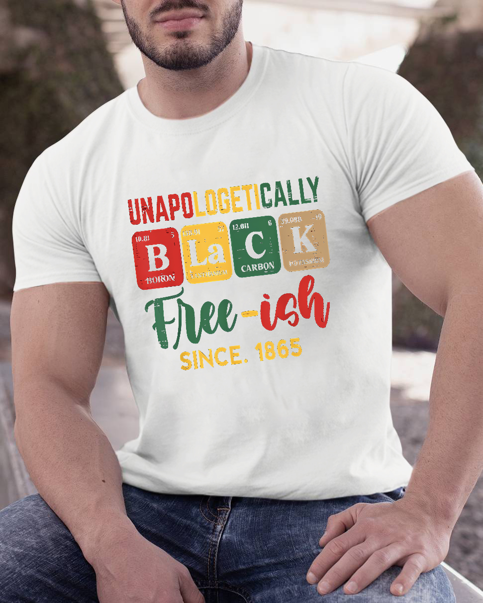 Unapologetically Black Periodic Geeky T-Shirt