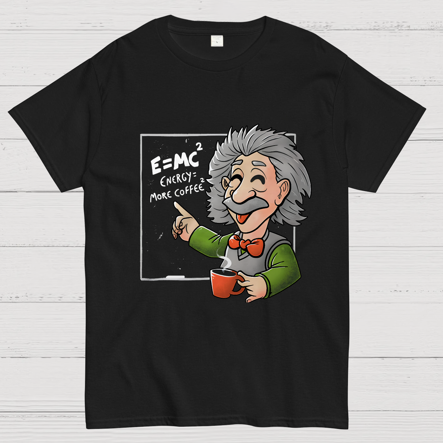 Energy More Coffee - Funny Nerd Einstein Theory Nerdy T-Shirt