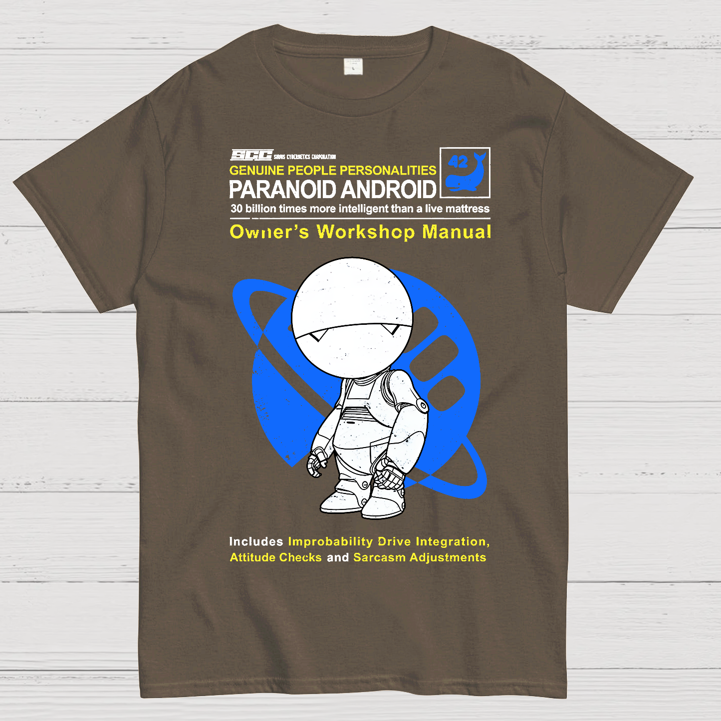Paranoid Android Manual Geek T-Shirt