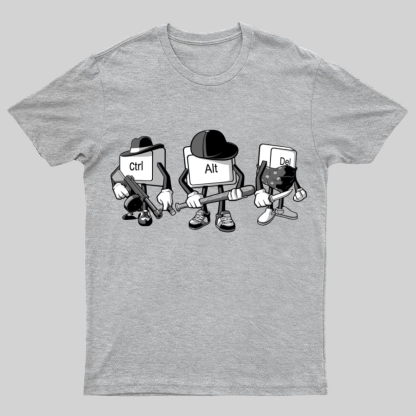 Computer Mafia Funny IT Geeky T-Shirt