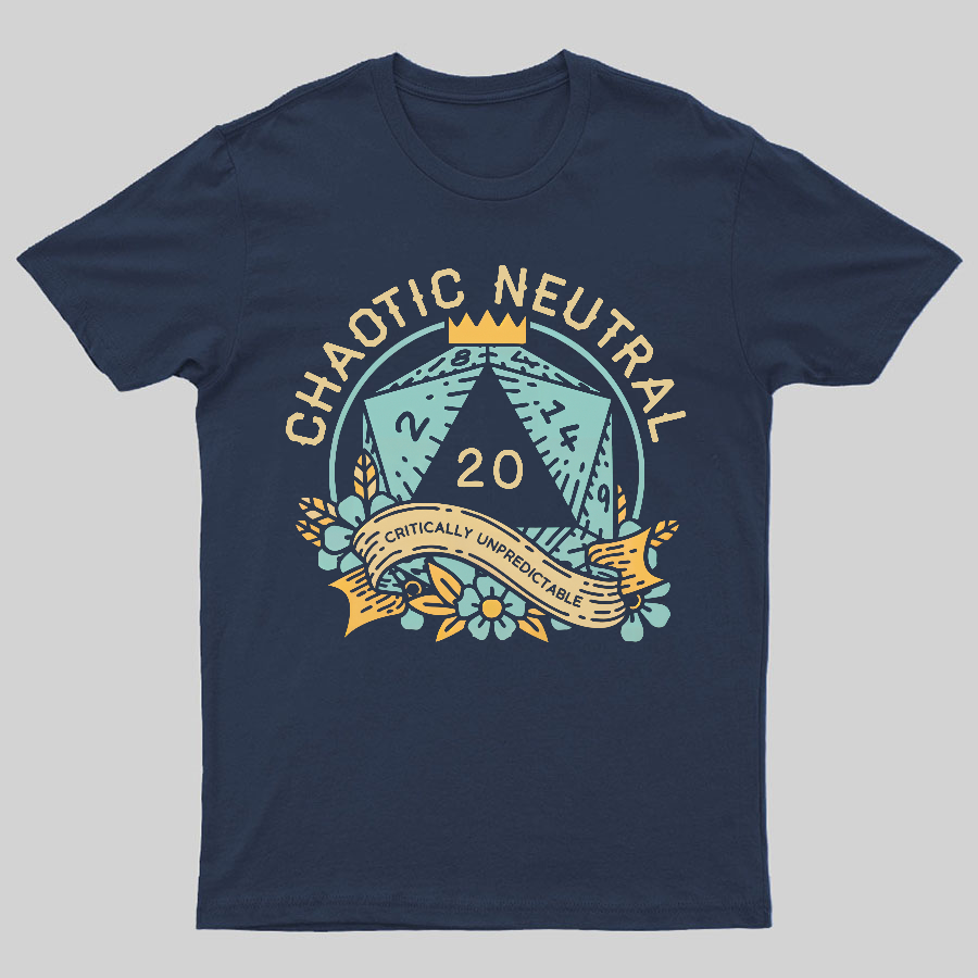 Chaotic Neutral Geeky T-Shirt