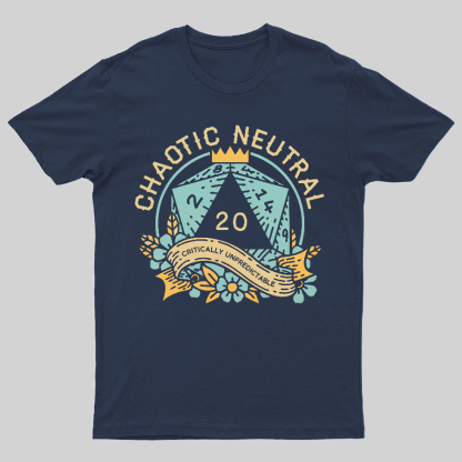 Chaotic Neutral Geeky T-Shirt
