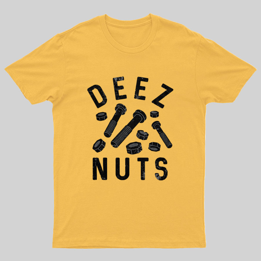 Deez Nuts and Bolts Funny Geek T-Shirt
