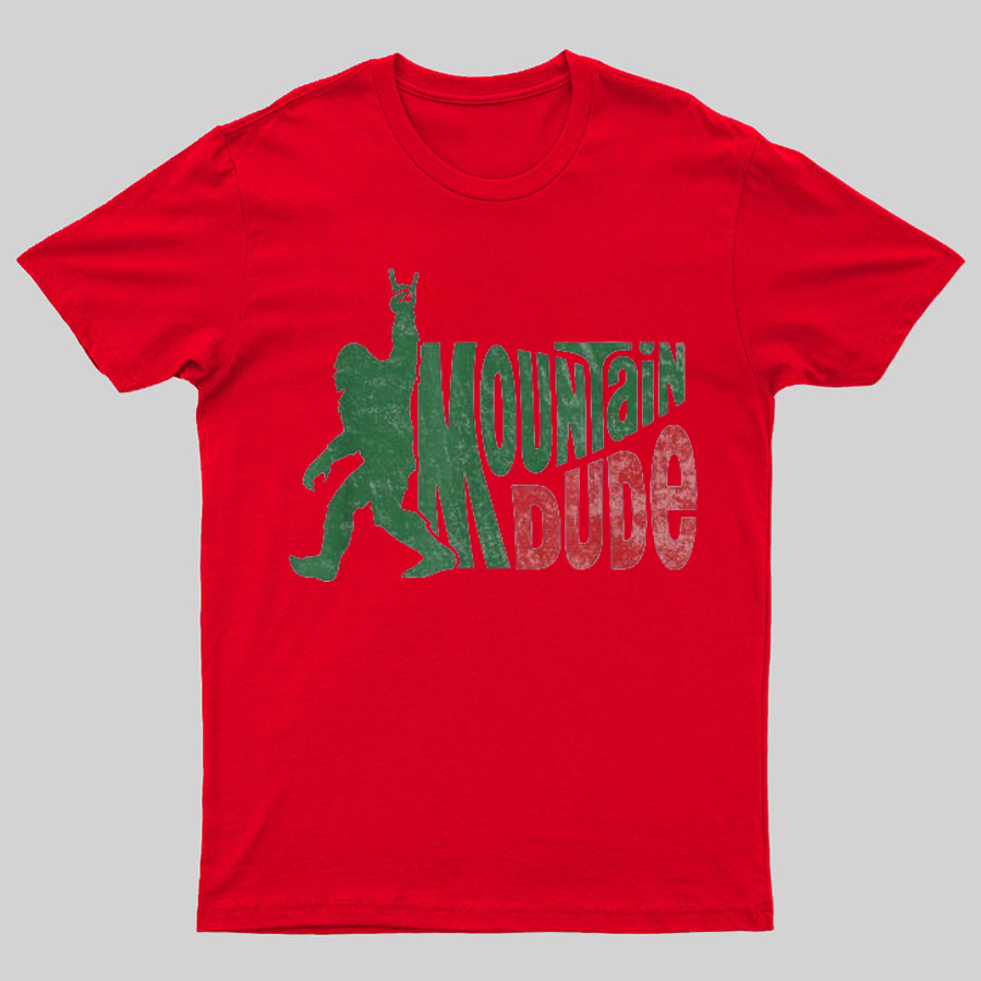 Mountain Dude Geeky T-Shirt