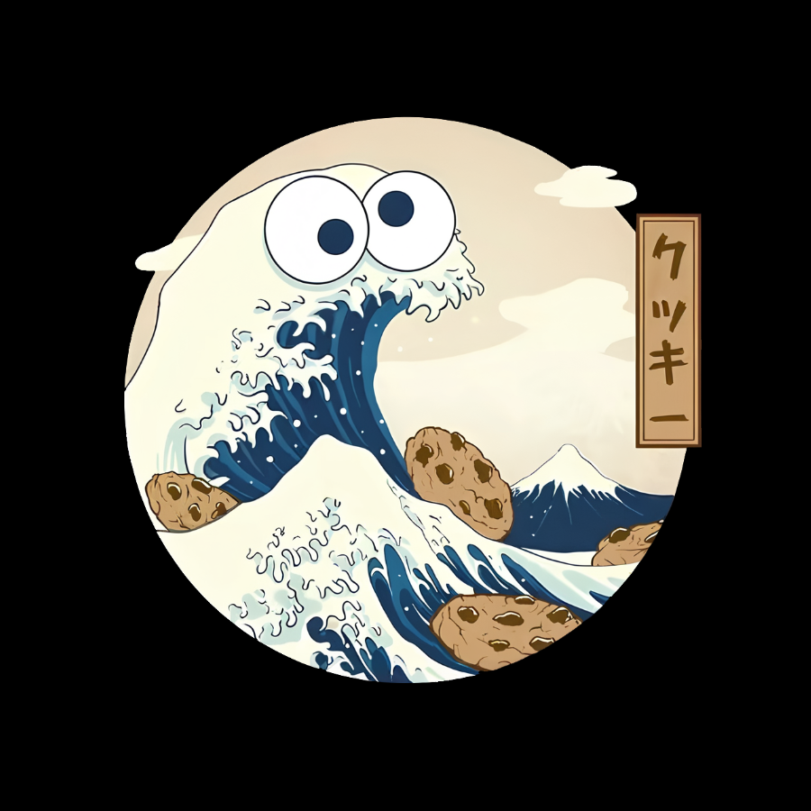 Cookiegawa Wave Nerdy T-Shirt