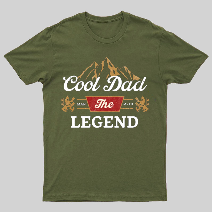 Cool Dad The Legend Geeky T-Shirt