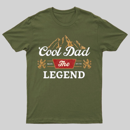 Cool Dad The Legend Geeky T-Shirt