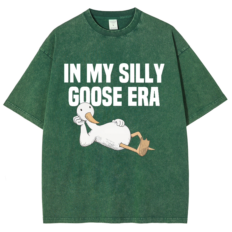 In My Silly Goose Era, Silly Goose Vintage Distressed T-shirt
