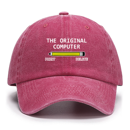 The Original Computer Print Delete Funny Graphic Printing Cotton Hat