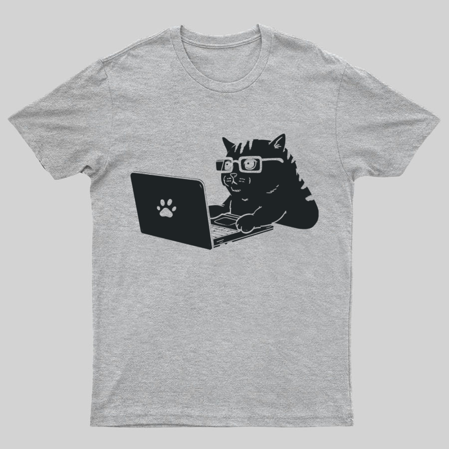 Cats & Computers Geeky T-Shirt