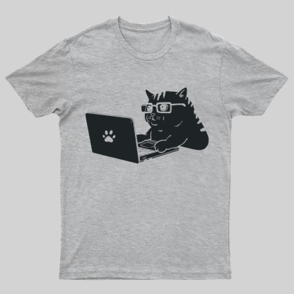 Cats & Computers Geeky T-Shirt