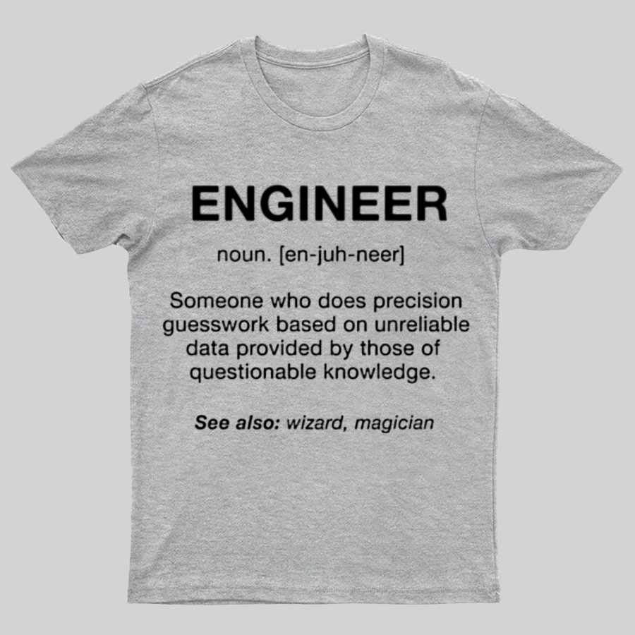 Engineer Noun - Engineering Shirt - Funny Engineer Job Shirt