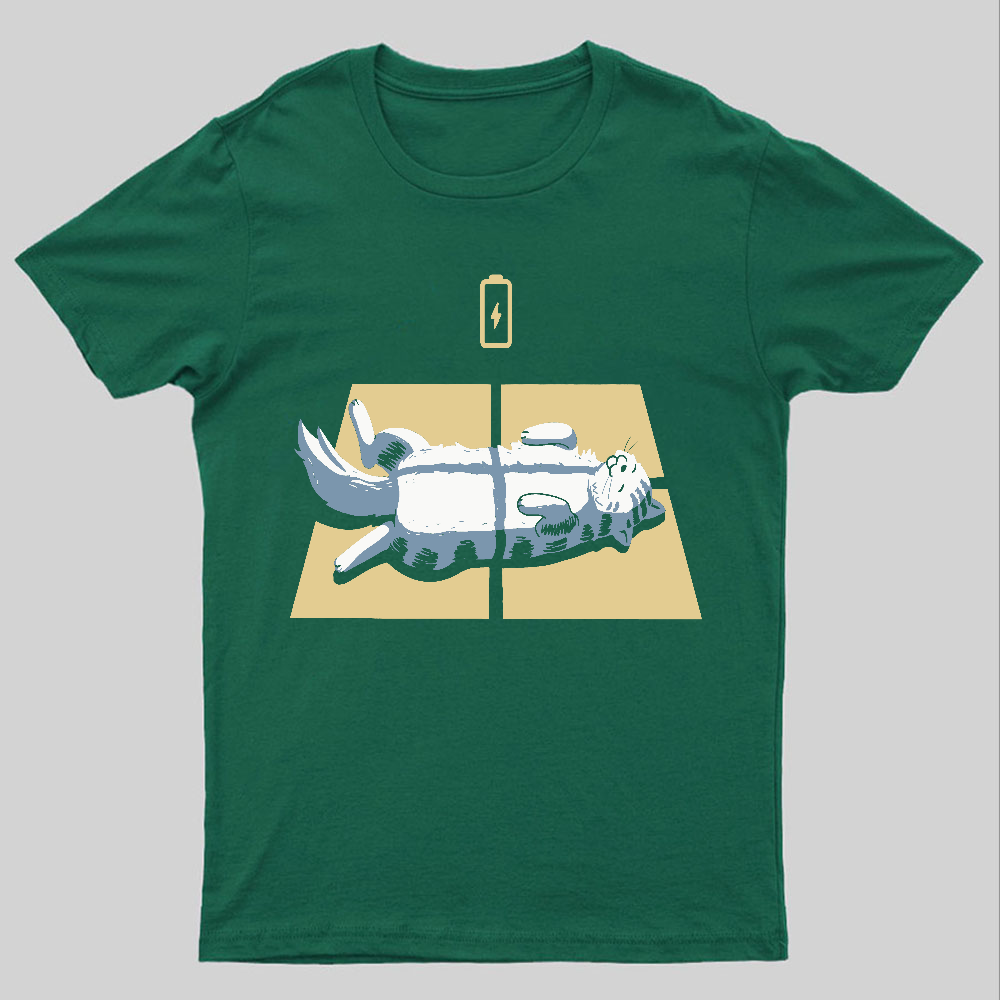 Solar Charging Nerdy T-Shirt