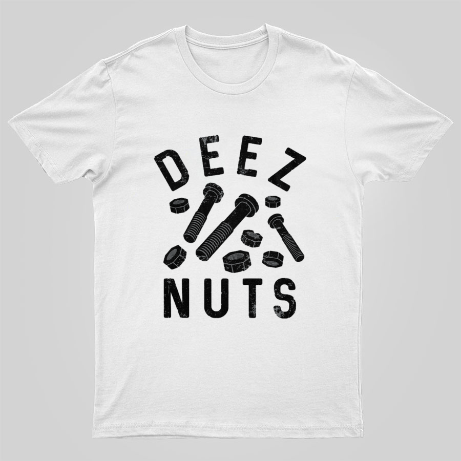 Deez Nuts and Bolts Funny Geek T-Shirt