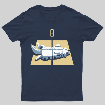 Solar Charging Nerdy T-Shirt