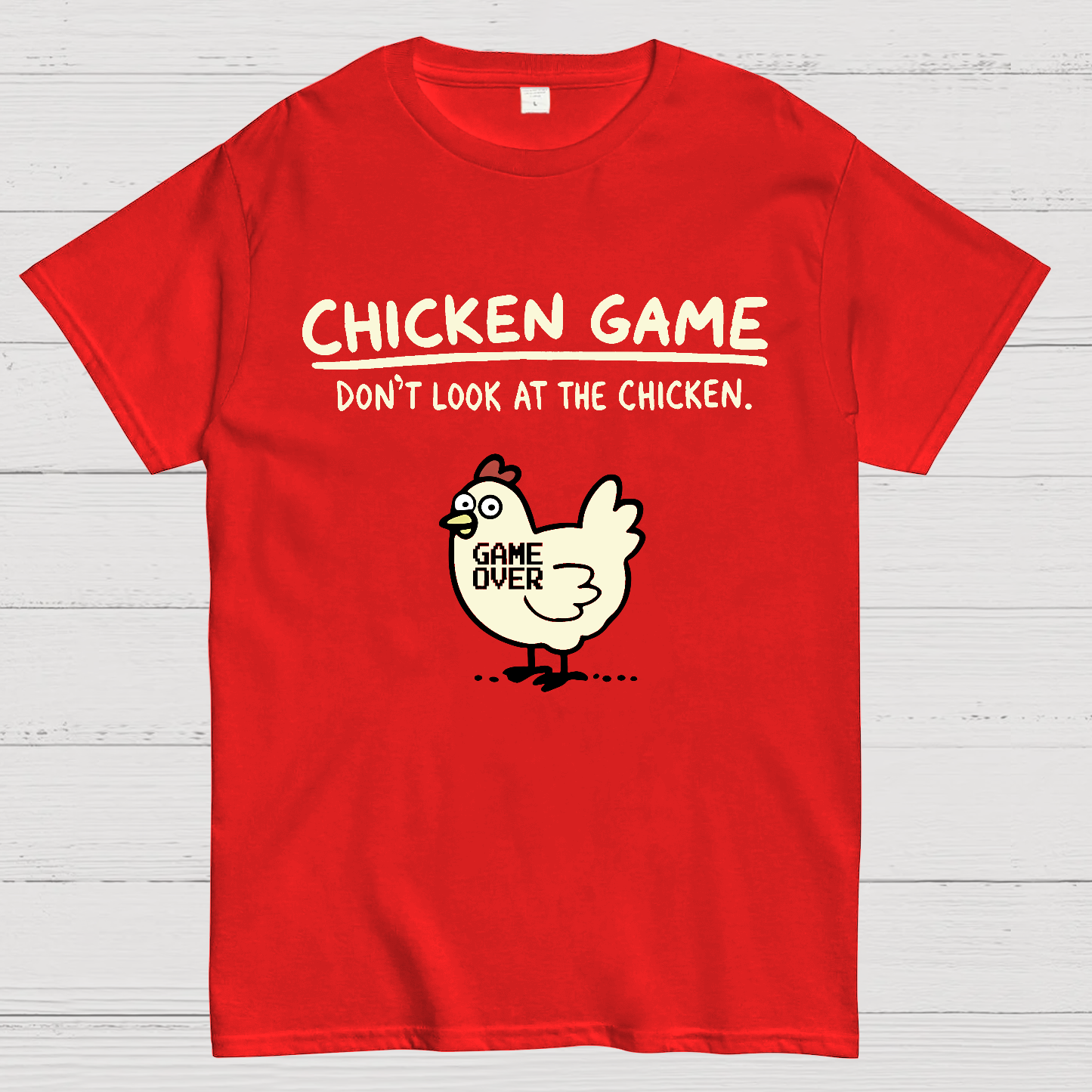 Chicken Game Geeky T-Shirt