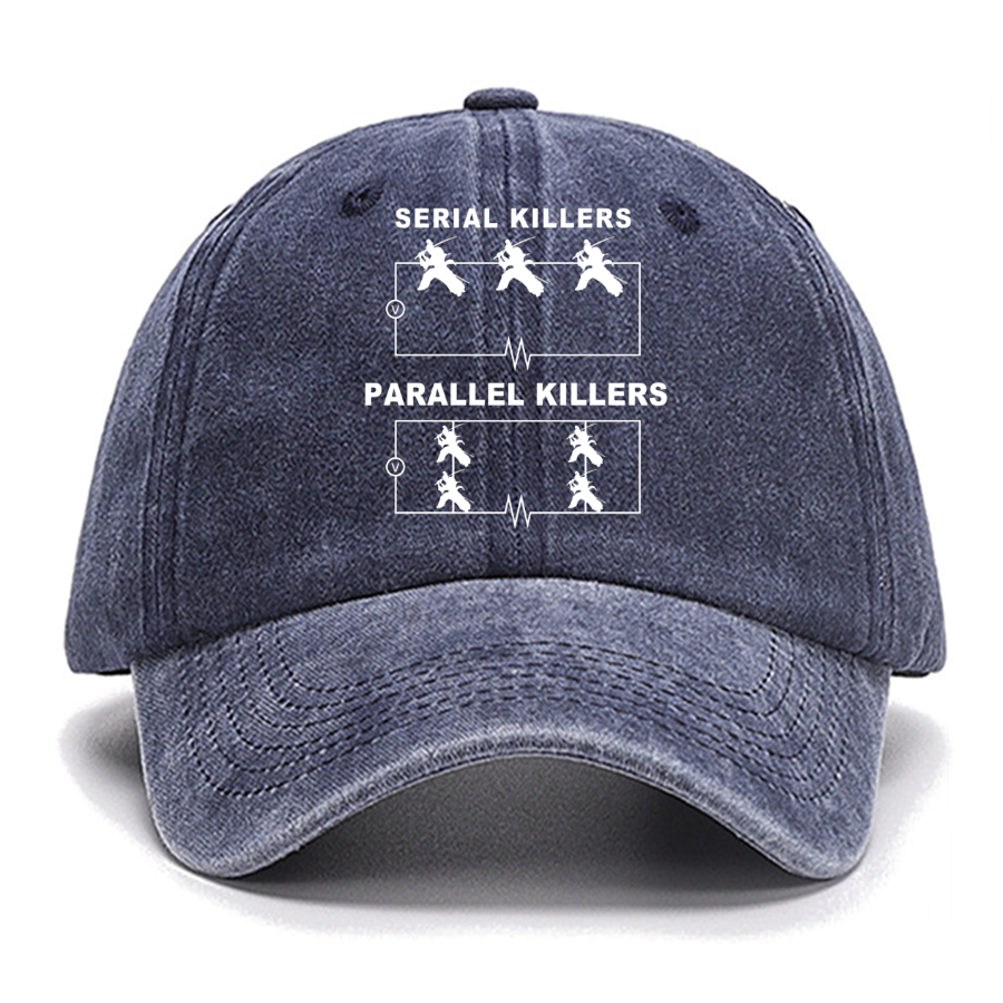 Serial Killers VS Parallel Killers Circuit Diagram Geek Science Cotton Hat