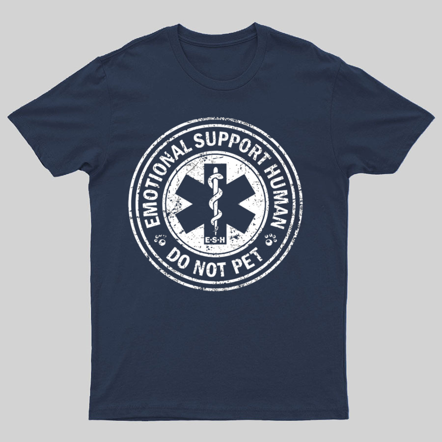 Emotional Support Human Nerd T-Shirt