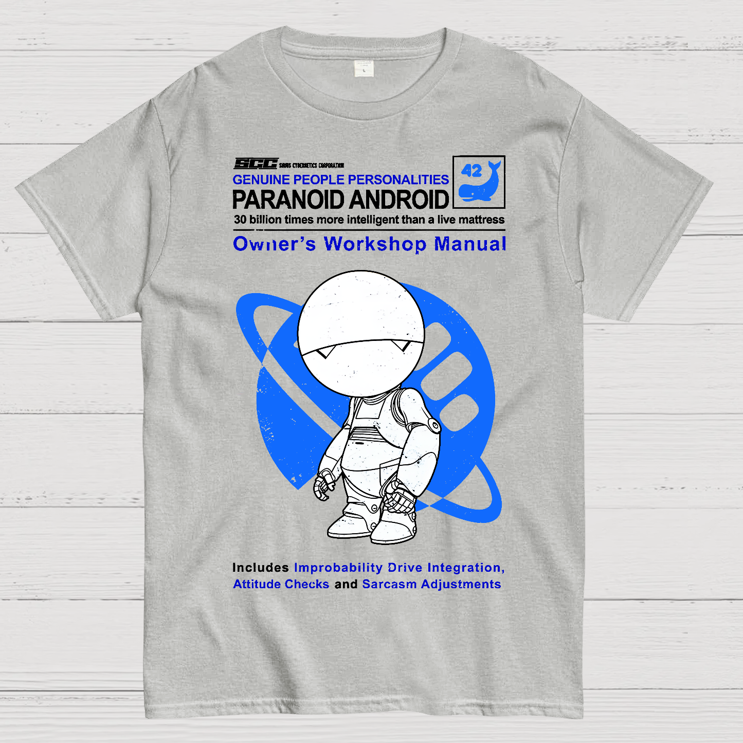 Paranoid Android Manual Geek T-Shirt