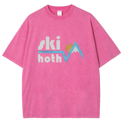 Ski Hoth Vintage Distressed T-shirt