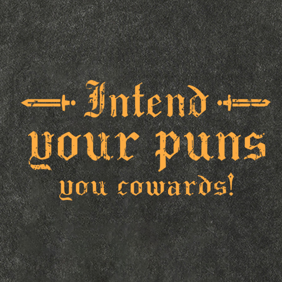 Intend Your Puns You Cowards Vintage Distressed T-shirt