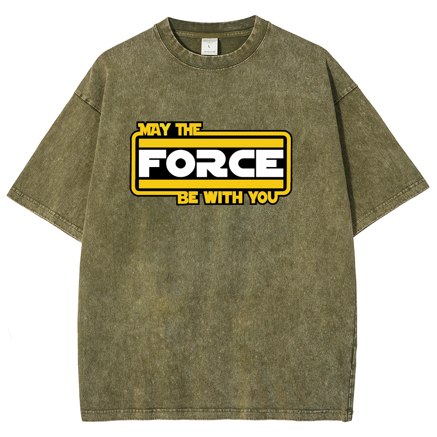 May The Force Be With You Vintage Distressed T-shirt