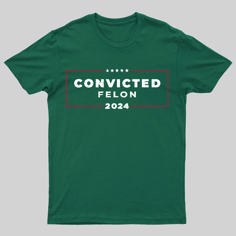 2024 Convicted Felon Geeky T-Shirt