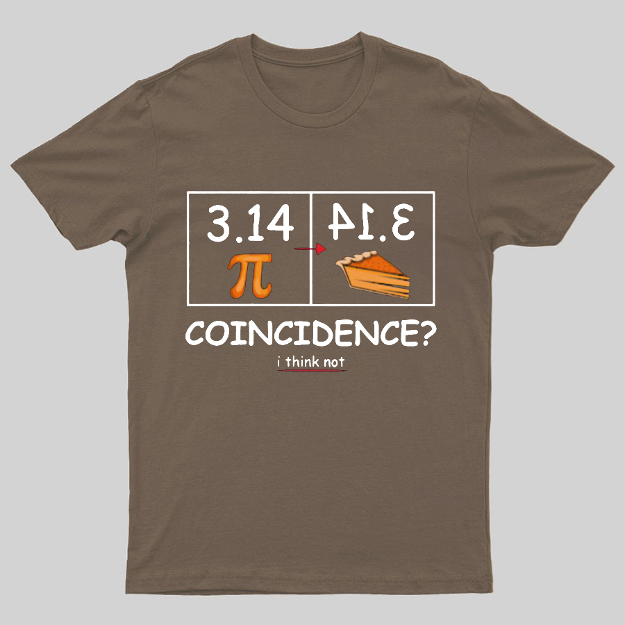 Pi Pie Math Professor Geeky T-Shirt