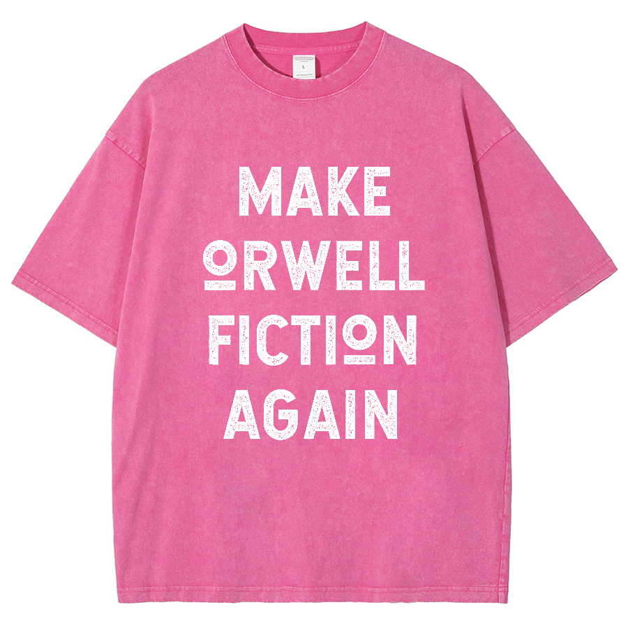 Make Orwell fiction again Vintage Distressed T-shirt