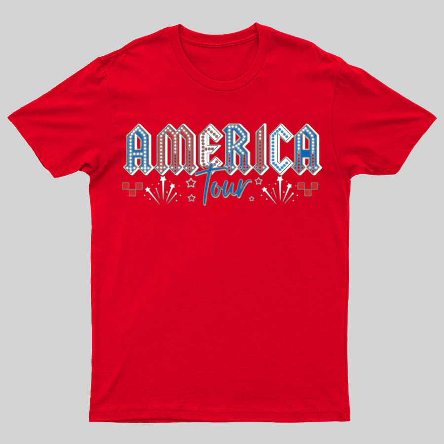 Retro America Tour 1776 Funny T-Shirt Gift