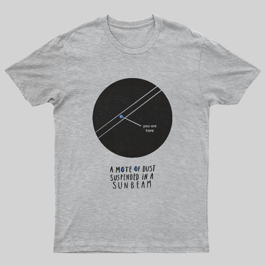 Pale Blue Dot Mote of Dust Space & Astronomy Geeky T-Shirt