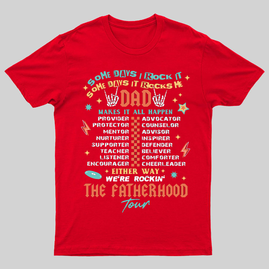 Fatherhood Tour，Best Dad Ever，Father's Day Gift