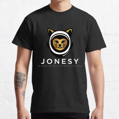 Jonesy In Space No One Can Hear You Meow Geeky T-Shirt