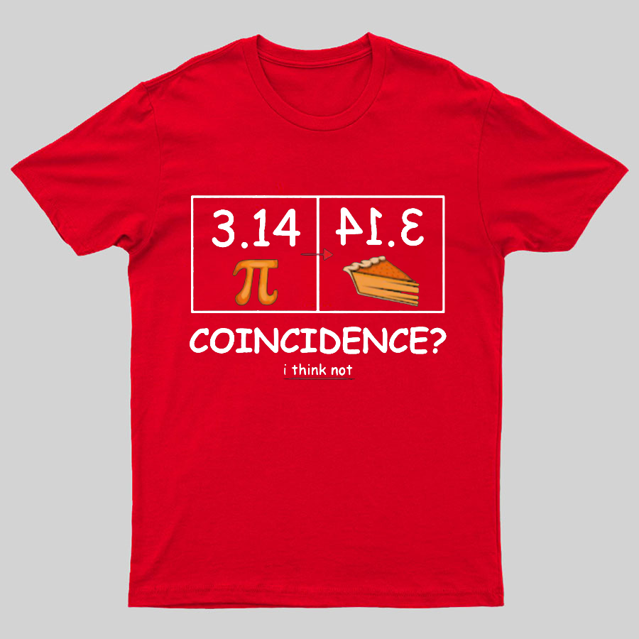 Pi Pie Math Professor Geeky T-Shirt