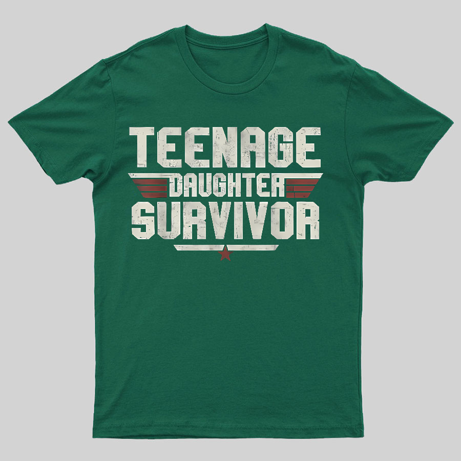 Teenage Daughter Survivor Vintage Geeky T-Shirt