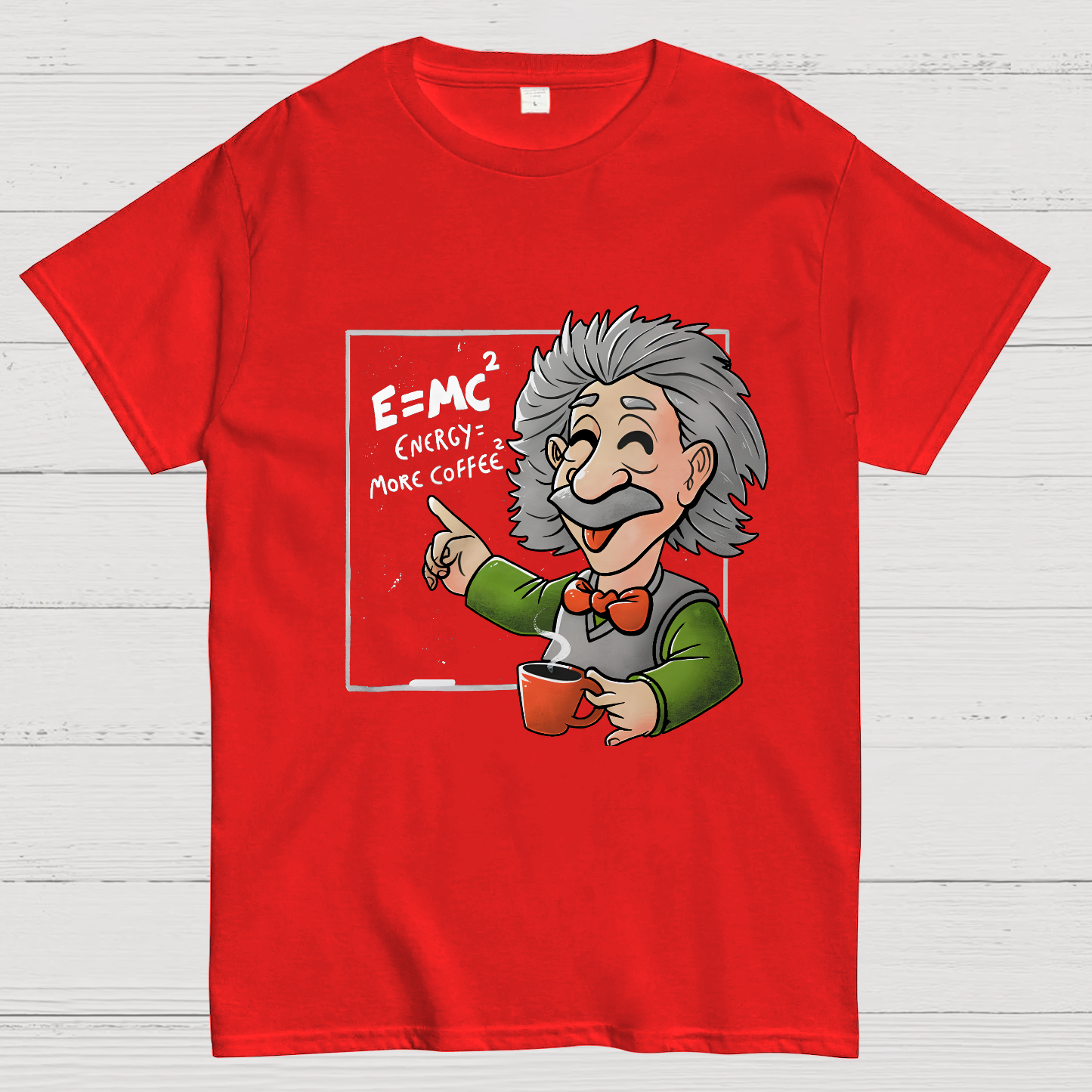 Energy More Coffee - Funny Nerd Einstein Theory Nerdy T-Shirt