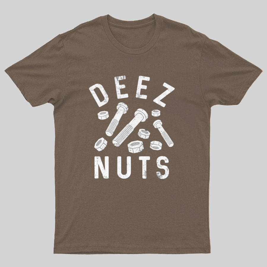 Deez Nuts and Bolts Funny Geek T-Shirt