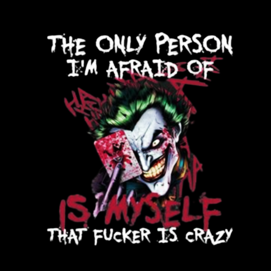 The Only Person I‘m Afraid Of Is Myself Crazy Geeky T-Shirt