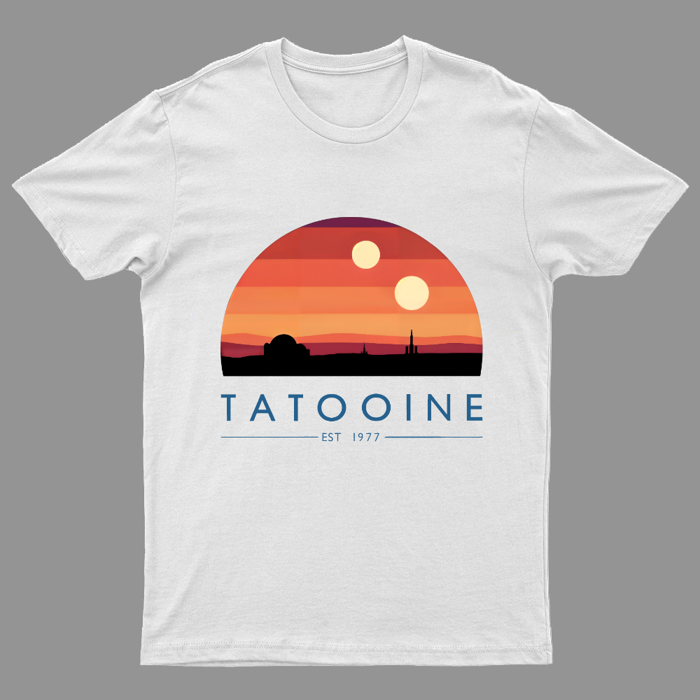 Tatooine Sunset Geeky T-Shirt