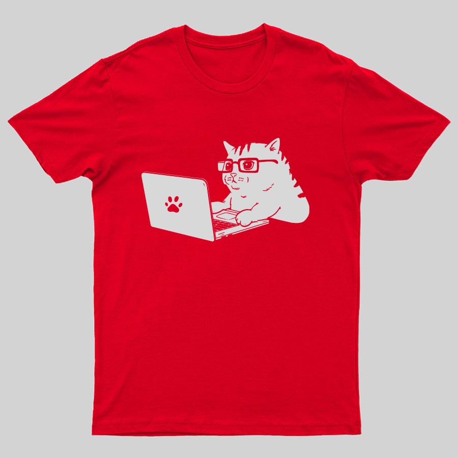 Cats & Computers Geeky T-Shirt