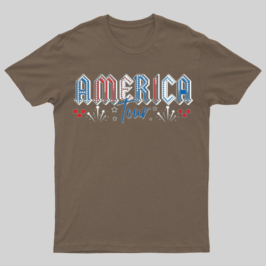 Retro America Tour 1776 Funny T-Shirt Gift